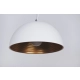 Modena 40 lampa wisząca E27 FB6838-40 biała/złota + LED GRATIS