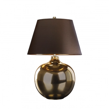Lampa stołowa z serii Lui's Collection Ottoman E27 brązowa