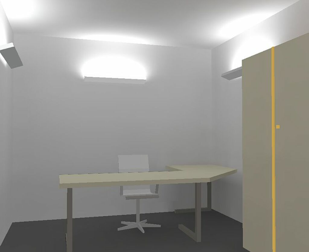 Rozmieszczenie opraw Grey 2x39W