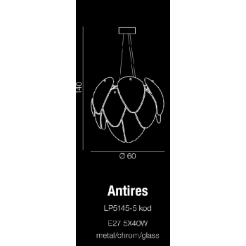 ANTIRES E27 LP5145-5 + LED GRATIS